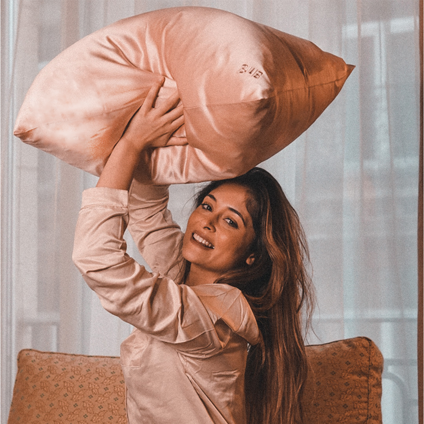 Mulberry Silk Pillowcases Duopack - Sunset Pink