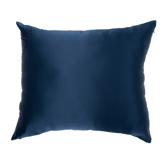 Kissenbezug aus Maulbeerseide – Mitternachtsblau