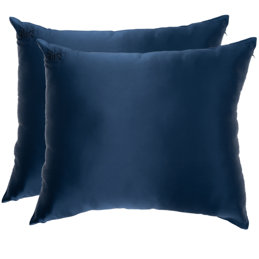 Mulberry Silk Pillowcases Duopack - Midnight Blue